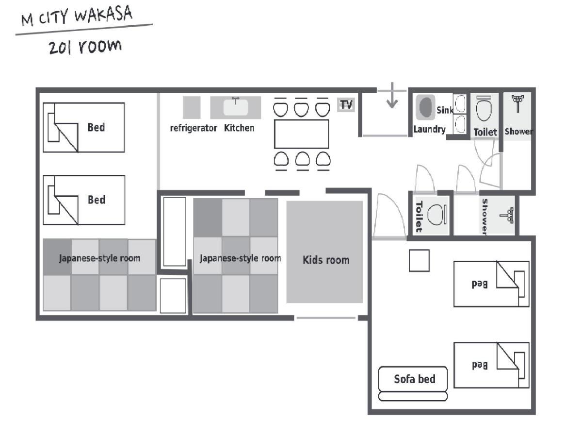 Mcity In Wakasa Naha Eksteriør billede